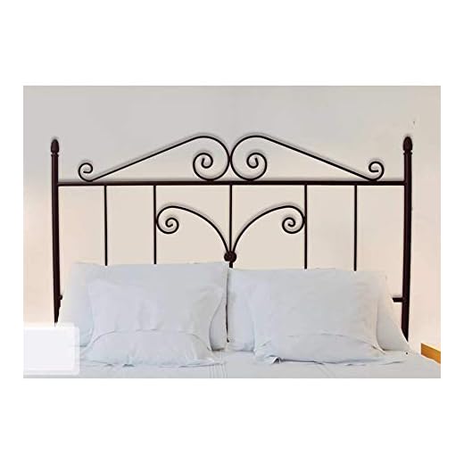 Hogares con Estilo - Cabecero Forjado artesanalmente en España Modelo Mariposa para Cama de 150 cms. Color 9