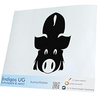 INDIGOS UG adesivo per auto JDM die cut car 400x100 mm città di Reutlingen argento lunotto posteriore adesivo per lunotto adesivo tuning