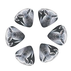 Ensemble de 12 médiators de guitare Grey Cow pour guitare acoustique, guitare électrique, contrebasse, ukulélé - Les Beatles, Paul McCartney, John Lennon, RIngo Starr, George Harrison Ensemble de 12 médiators de guitare Grey Cow pour guitare acoustique, guitare électrique, contrebasse, ukulélé – Image 2