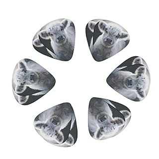 Ensemble de 12 médiators de guitare Grey Cow pour guitare acoustique, guitare électrique, contrebasse, ukulélé - Les Beatles, Paul McCartney, John Lennon, RIngo Starr, George Harrison Ensemble de 12 médiators de guitare Grey Cow pour guitare acoustique, guitare électrique, contrebasse, ukulélé – Image 2