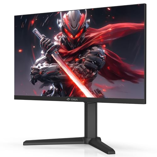 undefined CRUA 27” 540Hz Gaming Monitor, IPS FHD(1920x1080P), AMD FreeSync, 120% sRGB, Height/Pivot/Rotating/Tilt Adjustable Vertical Monitor, HDMI 2.1 + DP 1.4, Wall Mount Install-Black の商品画像 1
