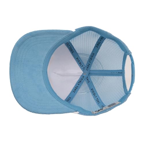 Image of Visibly Toxic Funny Trucker Hats for Men, Mesh Snapback Cap, Adult Humor | Embroidered designs, breathable vintage style, adjustable, unisex, funny gift, high-profile fit