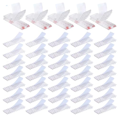 Outus 120 Pieces Adhesive Strips Tag Tape Mounting Kit for I-Pass, Office, Shop Supplies, Home