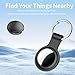 Tracker Tags 4 Pack [Apple MFi Certified] Pair with Apple Find My(iOS Only) Smart Bluetooth Tracking Tags Key Finder Item Locator Waterproof Worldwide Tracker for Pets Wallet Backpack Dogs Luggage