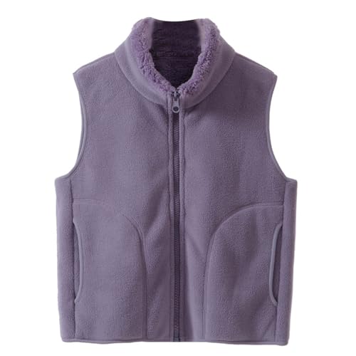Boys 𝗣olar Fleece Full Zipper Vest Teen Girls Fall Winter Thicken Warm Waistcoat Toddler Kids Boys Top Undershirts3