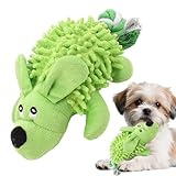 Tamaño ligero y portátil: estos juguetes de peluche para perros están diseñados para ser livianos y fáciles de transportar, lo que los hace perfectos para usar en casa o de viaje. Su diseño proporciona comodidad y practicidad óptimas cuando se mueve con su mascota.