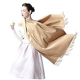 【 Das perfekte Geschenk】Dieser tolle Schal Damen Kaschmir kann als Geschenk an Ihren Vater und Ihre Mutter, Freunde oder Ihre Lieblingsmenschen, an Thanksgiving, Weihnachten, Geburtstagsfeier, Muttertag oder schön, das ist ein warmes Geschenk und ein tolles Geschenk für jeden Modetrend.