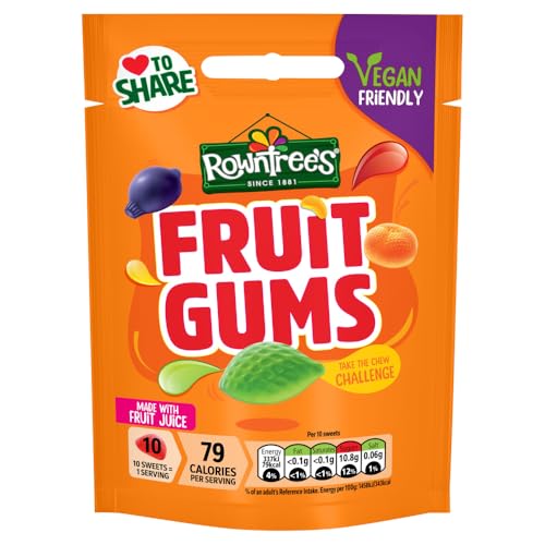 Rowntree's Bonbons aux fruits en sachet végétalien 150 g 150 g (lot de 1)