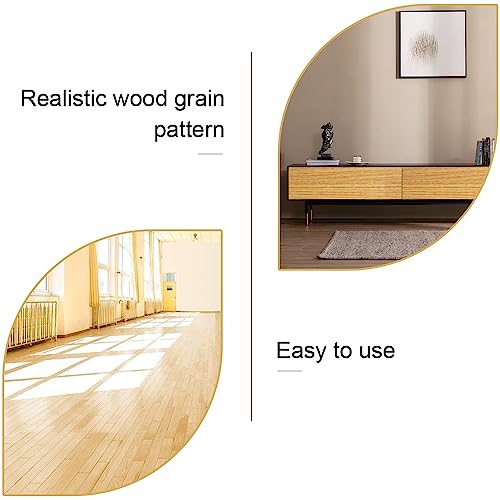 ZSRronngker Imitation Woodgrain Duct Tape Waterproof Floor Repair Tape Roll Strong Sticky Wood Grain Tape for Floors Windows - Image 3