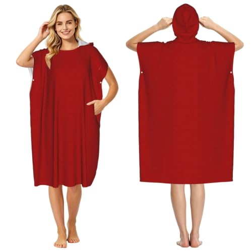Poncho surf microfibre pour se changer à la plage en été facilement