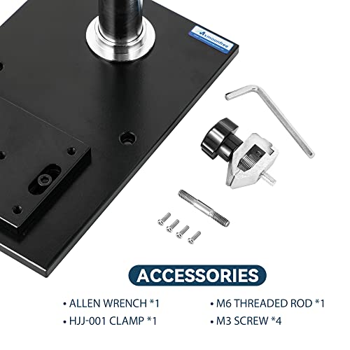 Mxmoonfree 500N Digital Force Gauge Push Pull Gauge With Force Gauge Stand Force Test Stand Lever-Operated 70Mm Stroke And Hjj-001 Clamp X1 (Hpb Test Stand+Hp-500N) #TOP6