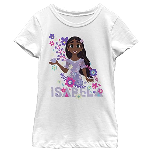Disney Pixar Pixar Encanto Isabela Floral Portrait Girls Standard T-Shirt