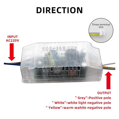 Courant constant 230mA pour ce pilote LED AC220V multi-puissance robuste - 5