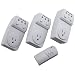 Generic Outlet Wireless Remote Wall Outlets, 3 Outlets with 1 Remote