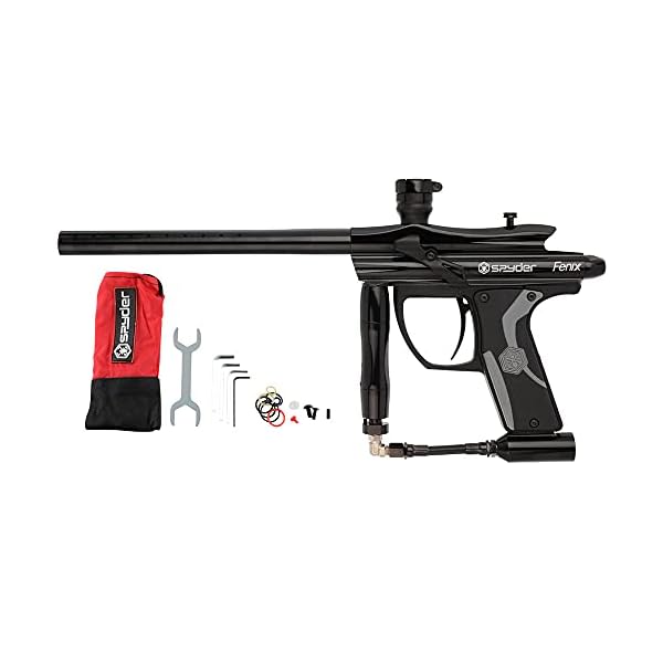 Kingman Spyder Fenix .68 Cal Electronic Paintball Gun with Eyes Semi