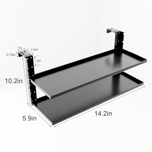 Organiseur de rangement d'angle réglable pour libérer votre bureau - 3