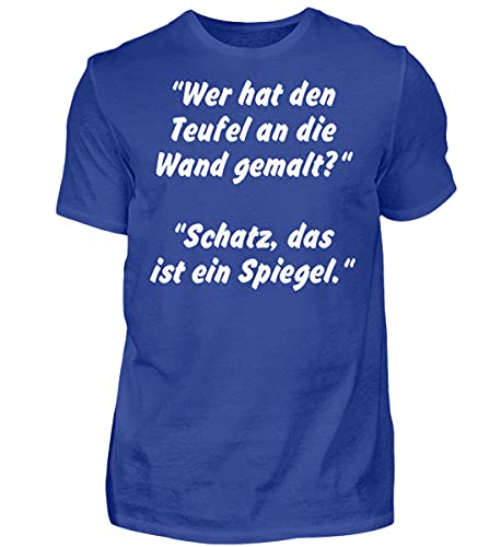 Teufelsweib T-Shirt Haut de Gamme Bleu XX-Large en Coton Premium Durable