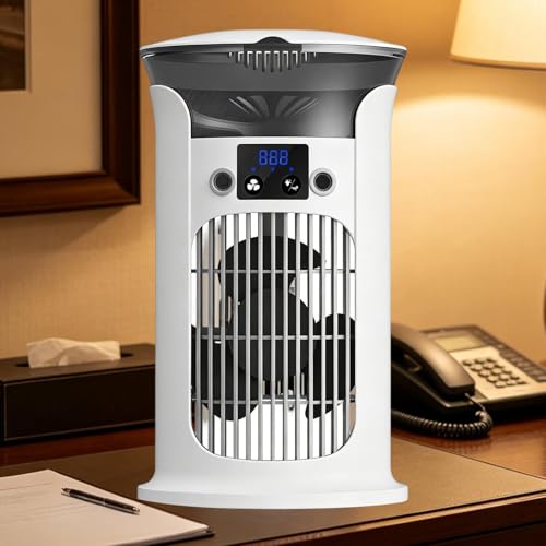 Refroidisseur d'air portable réglable avec éclairage doux pour la nuit - 4