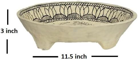 Shree Mehta Handicrafts vintage Paper Mache Painting Bowl Paper Mache Bowl