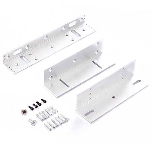 MENGQI-CONTROL Z & L Holder Stand Bracket Clamp Support for 600lbs/280KG Holding Force Electric Magnetic Lock