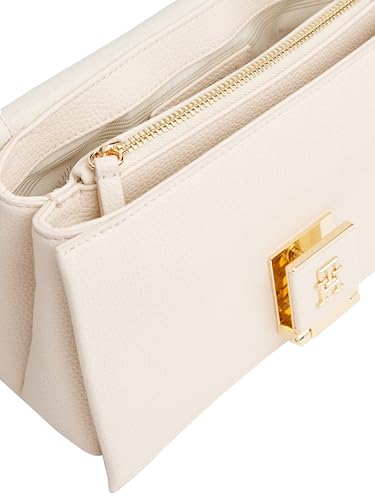 Tommy Hilfiger Leather Shoulder Bag with Removable Crossbody Strap4