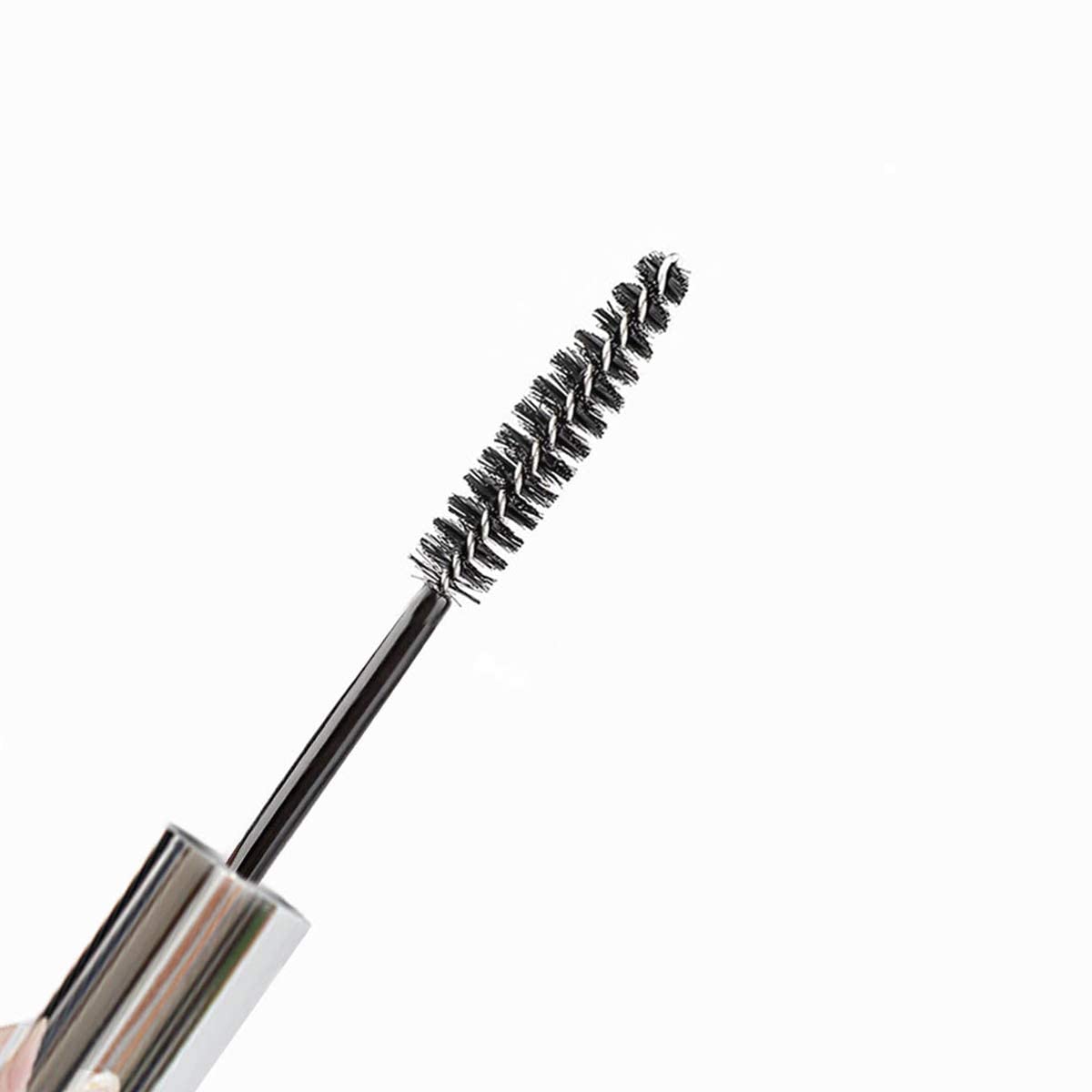 RAJry 10ml Silver Empty Mascara Tube Wand Eyelash Cream Container Bottle with 3 Rubber