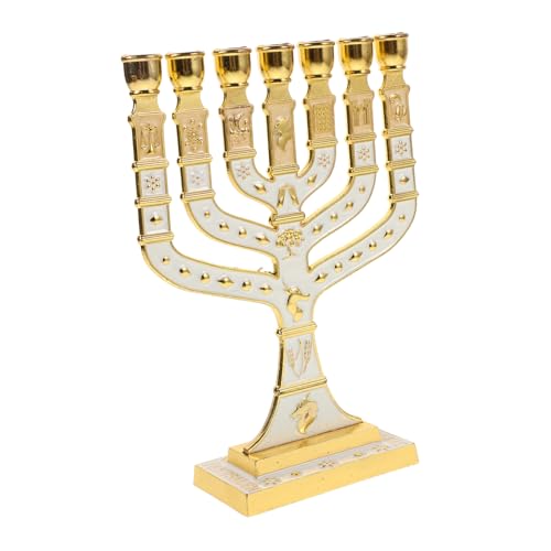 Support pour bougie pilier de Hanoukka et chandelier de table élégant