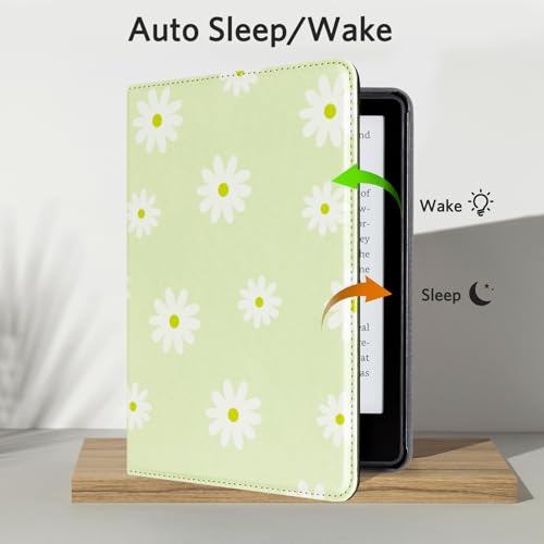 Image of CoBak Case with Stand for Ebook Readers - Durable PU Leather Cover with Auto Sleep Wake, Card Slot, Hand Strap Feature