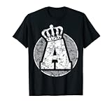 Cool ABC Nom Chemise Lettre A Personnage A Case Alphabétique A T-Shirt