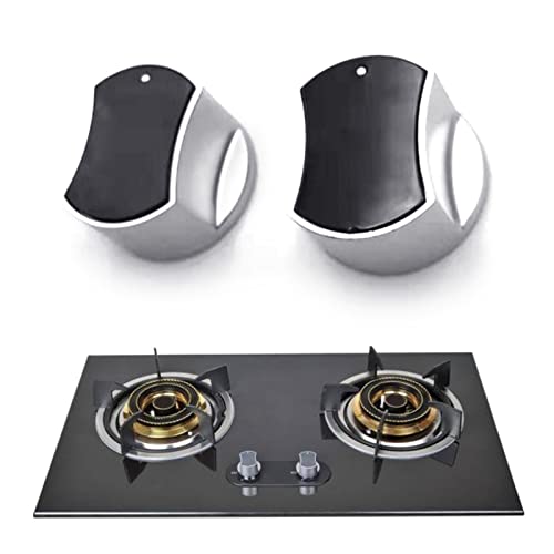 Bouton de commande de table de cuisson en metal Miter 8mm molette durable de haute finition