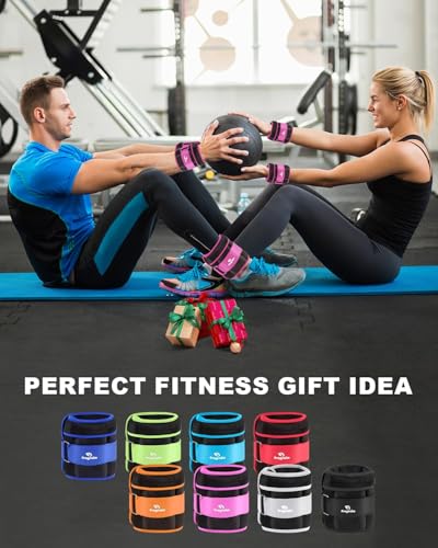 Image of Fragraim Adjustable Ankle Weights 1-3 /4 /5 /6 /8 /10 /12 /15 /20 LBS Pair with Removable Weight for Jogging, Gymnastics, Aerobics, Physical Therapy