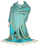 Hinweis: Der Schal hat eine Standardgröße von 180 x 70 cm. Gehen Sie nicht davon aus, dass der Schal aufgrund der Fotos sehr groß ist. Der Schal ist auf dem Petite Half Size Modell drapiert, um das Muster zu zeigen, nicht die Größe des Schals. Überprüfen und vergleichen Sie die Maße vor dem Kauf.