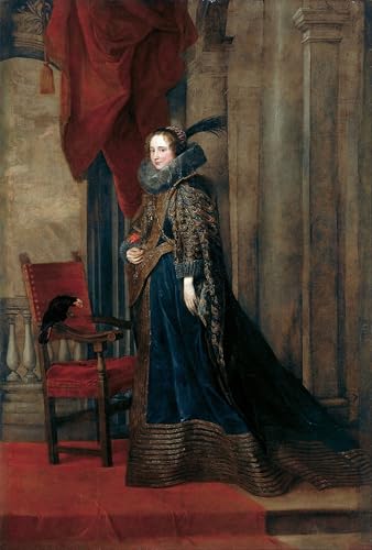 Tableaux Peinture sur Toile Paolina Adorno Brignole Van Dyck 60x90cm SERENDIPITP