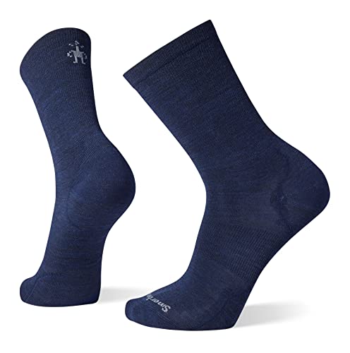 SmartWool SW001735092L Everyday Anchor Line Crew Socks Deep Navy L