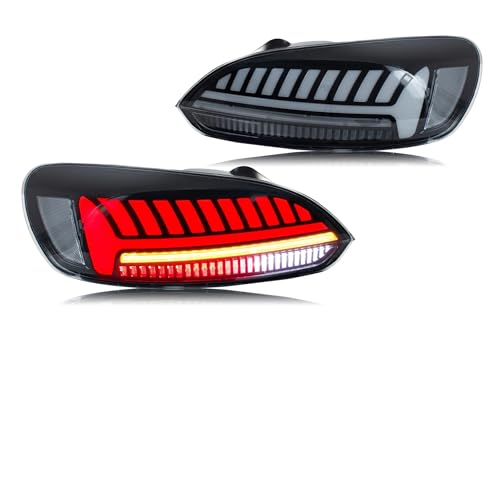 Feu arrière séquentiel VW Scirocco 3 de style R avec bloc LED noir fumé