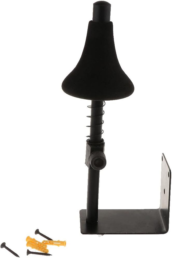 Baosity Durable Trumpet Wall Hanger Brass Instrument Accessory Trumpets Holder Black - Wall Mount, as described : Musical Instruments