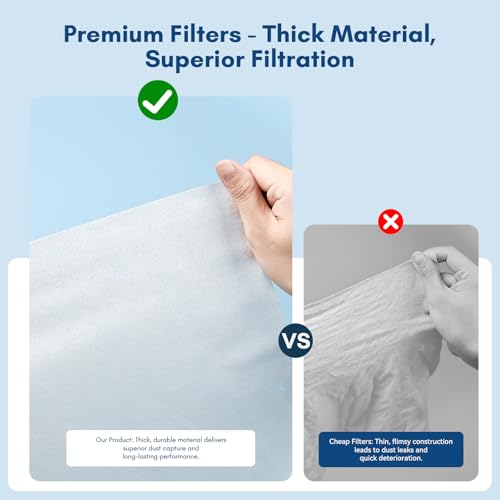 Papel Filtro Desechable 100 Hojas para Colector de Polvo Uñas miniatura 6