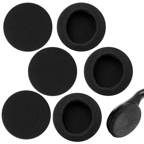【Contenuto della confezione】 Riceverete 6 pezzi di cuscinetti cuffie di alta qualità per un comfort e un'igiene di lunga durata delle vostre cuffie, un numero ricco è sufficiente per soddisfare le vostre esigenze di utilizzo e sostituzione.