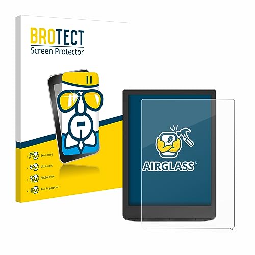 brotect Glass Screen Protector Film compatible with PocketBook InkPad 4 - Glass-Foil 9H Protection [Scratch Resistant, High Clarity]