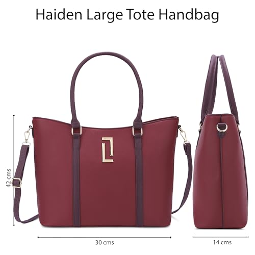 Image of Lavie Luxe Haiden Large Tote Bag for Women | Tote Bag for Work | Ladies purse | Stylish Shoulder Bag | Gift for Women