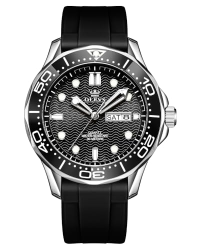 Image of OLEVS Watches for Men Luxury Dress Wirst Watch 42MM | Large Dial,tainless Steel,Waterproof,Luminous,Watch Gift