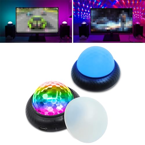 CHICIRIS Funcionalidad Dual, Carga USB, Mini Lámpara de Diseño de Bola Mágica para la Habitación de los Niños de la Fiesta de Dormitorio, la Luz de la Luz Portátil de la Noche del Techo de Ambiental