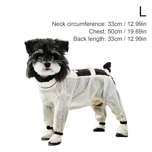 Combinaison pour chiens : évitez les saletés avec ce body extensible à sangle réglable - 7