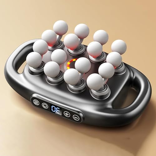 16 Head Massage Gun deep Tissue, Neck Massager, 16-Drive 8-Head Massage Gun Set, Red Light Muscle Tool for Back, Shoulde - Detailed View