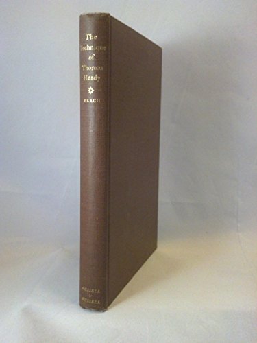 Technique of Thomas Hardy 0846201208 Book Cover