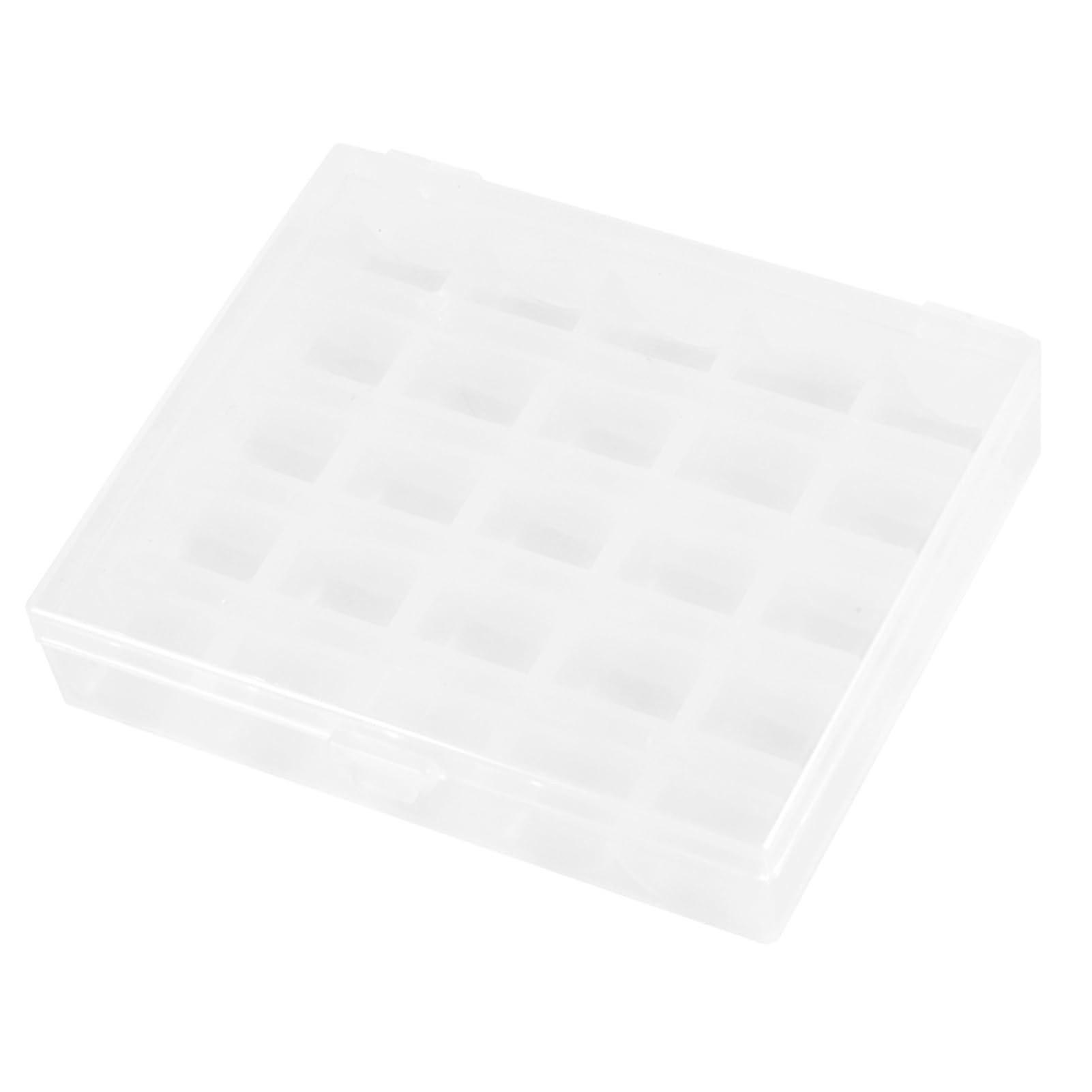 YEQIN Spulen-Box Transparent – Aufbewahrung Für 25 Nähspulen | Kunststoffkoffer Für Nähzubehör