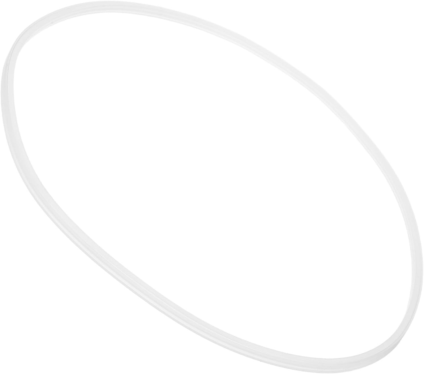 ULTECHNOVO Fryer Lid Silicone Gasket 30cm Universal Replacement Seal Ring Food Grade Heat Resistant Oil Fryer Lid Seal for Kitchen Appliance Parts