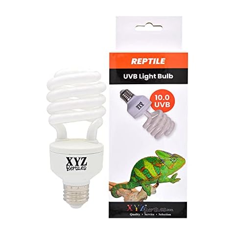 XYZReptiles 26 Watt Reptile UVB Bulb 10.0 Reptile Light Cover