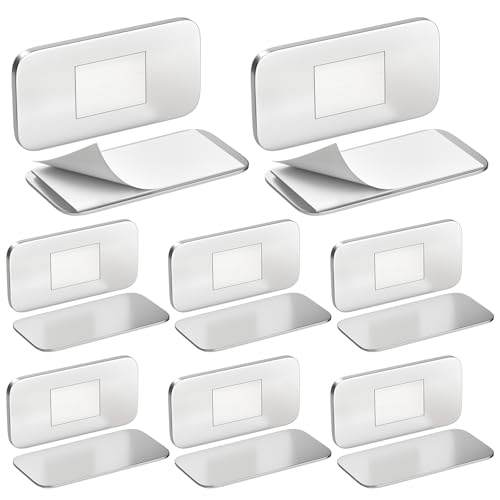 Magnete für Schranktüren Jiayi 8 Stück Ultra Dünn Türmagnete für Möbel Stark Tür Magnet Magnetschnäpper Stark Schrankmagnete Türmagnet Selbstklebend Schubladen Türschließer