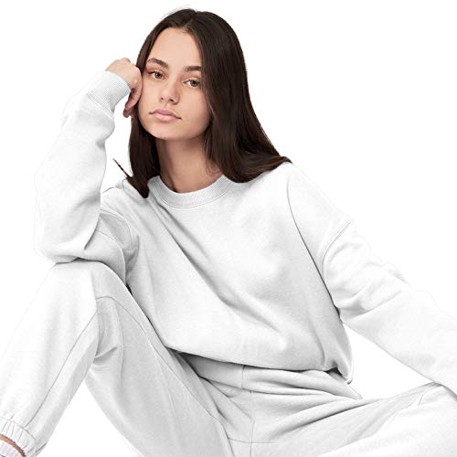 Image of Sweatshirt with Jogger for Womens | Girls Tracksuit | Soft Cotton | Side Pockets | Warm